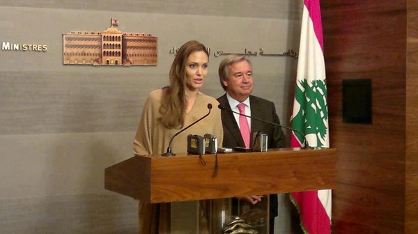 Angelina Jolie in Lebanon